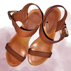 BAMBOO Tan Leather Women's Sandals